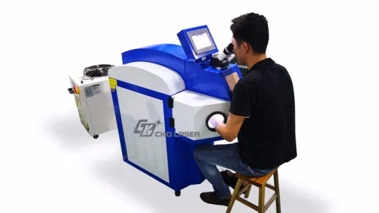 Máquina de solda a laser para chaveiro personalizado de joias de metal